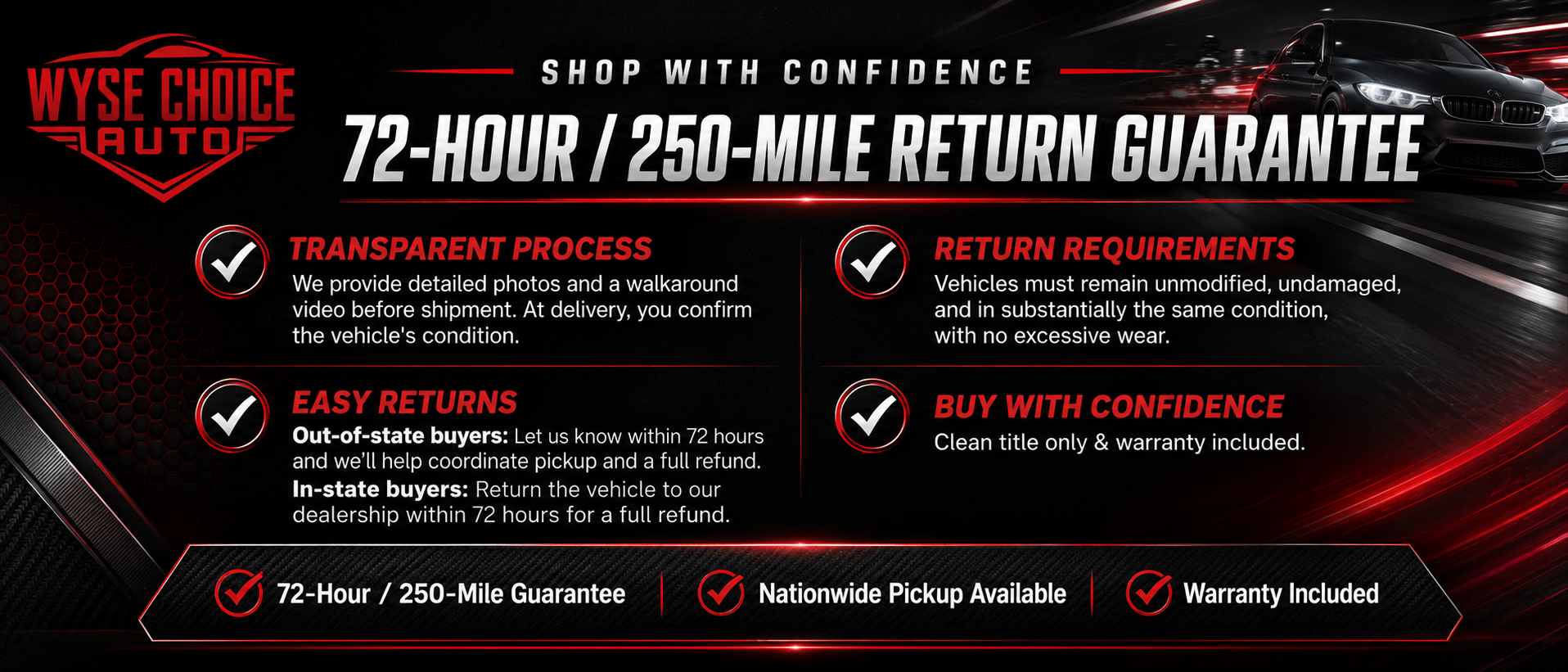 Money Back Guarantee