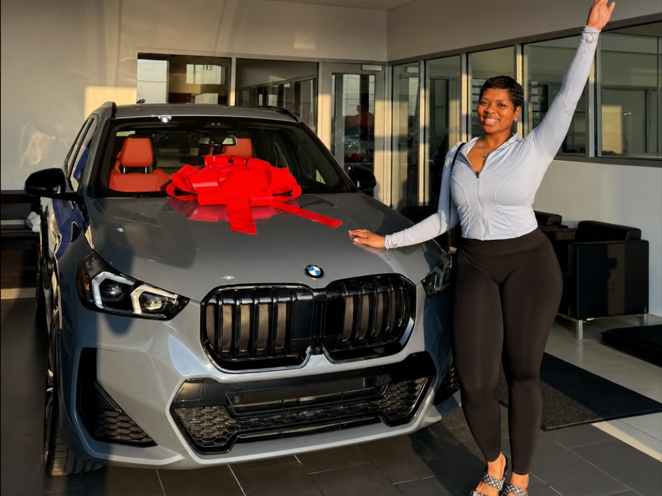 Customer testimonial photo